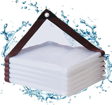 Dekzeil - Afdekzeil - Buiten beschermen - Waterdicht en transparant - 2x5 meter - Transparant