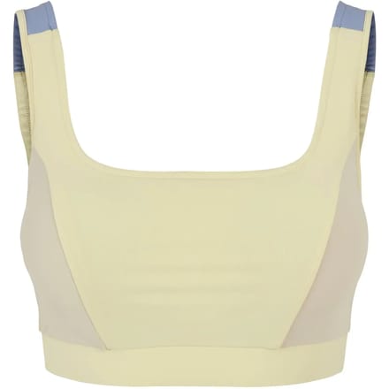 Urban Classics - Color Block softyellow/softseagrass/vablue SportBH - S - Multicolours
