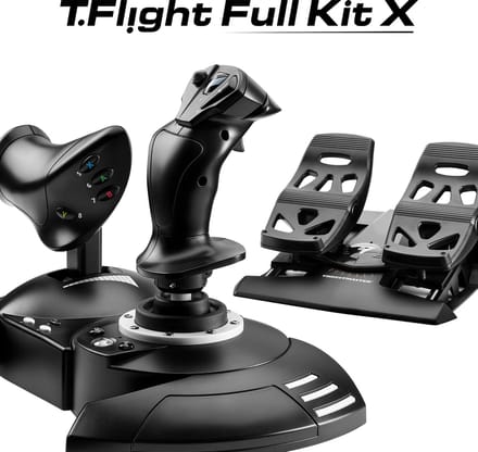 Thrustmaster T.Flight Full Kit X - Joystick, Throttle en TFRP Rudder Pedalen - voor PC en XBOX Series X|S