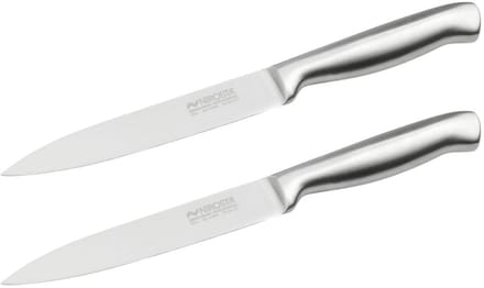 Set van 2 universele keukenmessen 24 cm volledig Nirosta Star