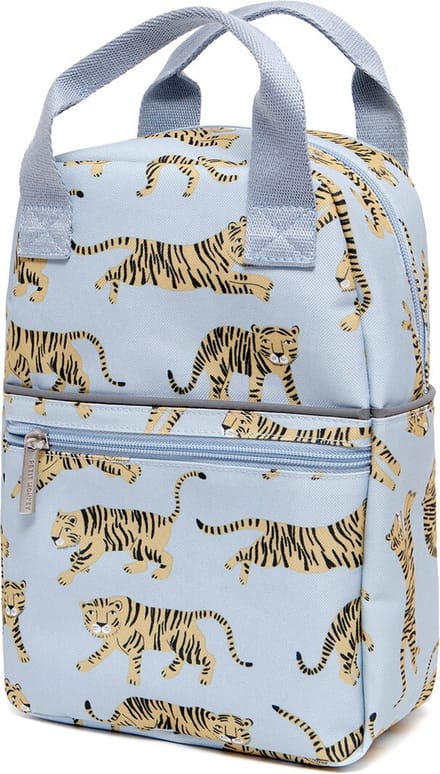 Petit Monkey kinderrugzak tijger grijs S
