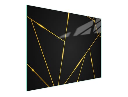 TMK ArtDeko - Snijplank - 52x30 cm - Zwart - Gelaagd Glas