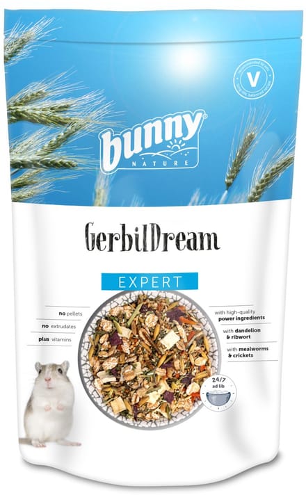 Gerbils Voer Bunny Nature - Gezond Voer met Meelwormen - 500g
