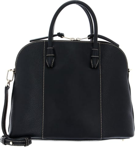 FURLA Leren Handtas Schoudertas Miastella Dome Bag Nero Zwart