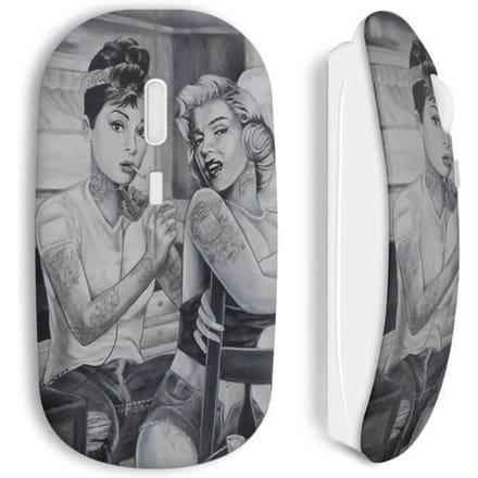 Draadloze muis Marilyn Monroe en Audrey Hepburn