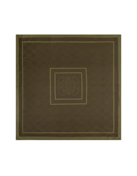 Dante 6 Monogram Printed Scarf Sjaals Olijf 263900