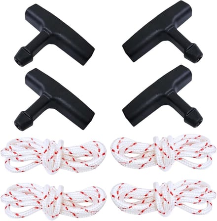 4 Sets Starter Handle Rope Kits met 4.5mm Diameter en 1m Trekkoorden voor STIHL TS400 TS410 TS420