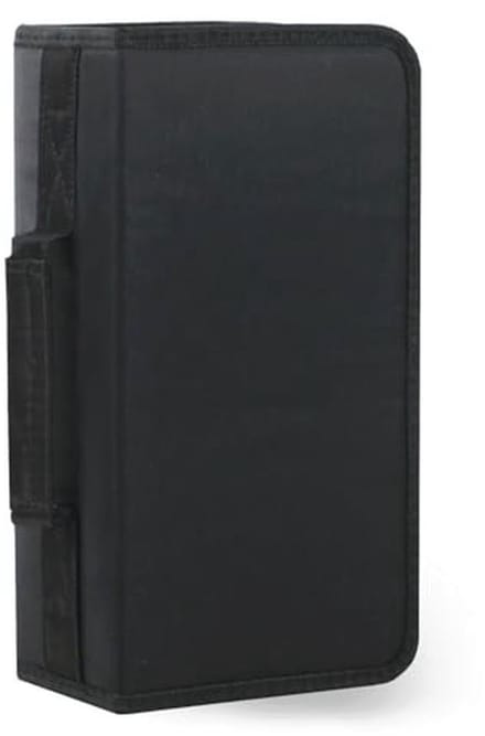CD/DVD Case Houder - Draagbare Organizer voor Thuis en Reizen - 128 Capaciteit - Zwart