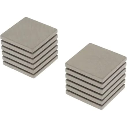 Decomode Eindknop Gordijnroede Gestreepte Kubus Taupe 28mm 2st