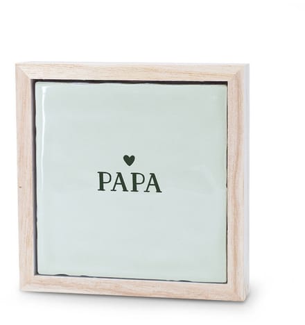Liefs in een lijstje - Hartje papa