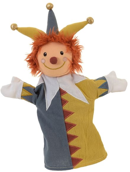 Handpop Nar Harlekijn 29 cm 0+