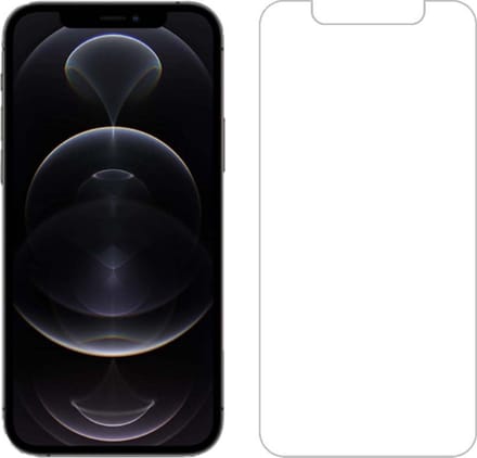 Smartphonica iPhone 12 Pro Max screenprotector van glas met notch geschikt voor iPhone 12 Pro Max