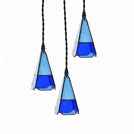 3 Lichts Tiffany Kroonluchter Solid - Art Deco Trade
