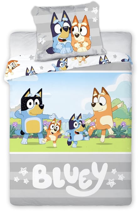Bluey Dekbedovertrek Sleep 140 x 200 GroteKussensloop 70x90 katoen