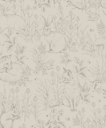 Boråstapeter Vliesbehang 6922 - Newbie2 - Botanisch Beige - 53cm x 10.05m
