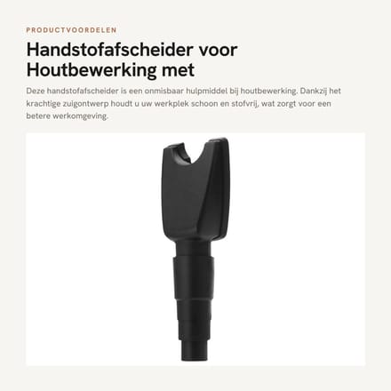 Dailygoods - Handstofafscheider voor Houtbewerking met Krachtig Zuigontwerp