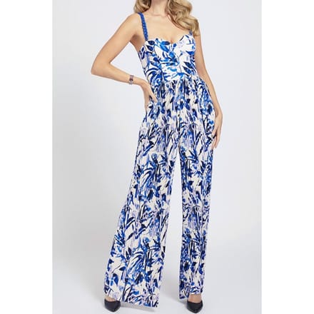 GUESS Marciano By Modern Foiage Pleated Jumpsuit Modern Foli Größe: 38 | Jumpsuits Outlet | Damen
