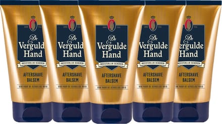 Vergulde Hand Aftershave Balsem 5 x 100 ml