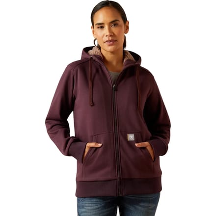 Damescapuchon met volledige rits Ariat Rebar All-Weather Sherpa