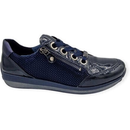 Ara-art- 12-64587 02 -blauw-lak-sneaker-dames