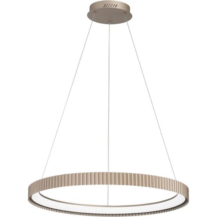 Luce Ambiente Design LED hanglamp Niike, goudkleurig, Ø 70 cm, metaal, CCT