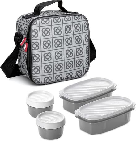 Koeltas met luchtdichte deksels - 3 liter, 22,5 x 10 x 22 cm