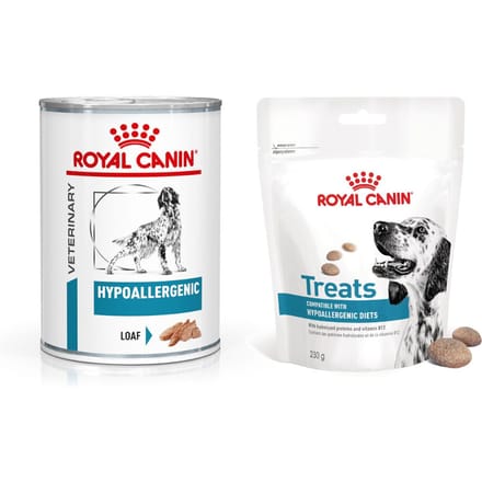 24 x 400 g Hypoallergenic Mousse Royal Canin Veterinary Hondenvoer