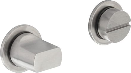 Intersteel WC-sluiting met minimalistische ronde rozet rvs geborsteld