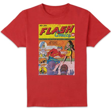 Justice League The Flash Issue One Men's T-Shirt - Red - L