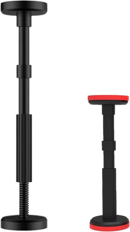 Meubelsteunstang - Verstelbare stok - Meubels Stabiliseren - Wandreddend design - 15.9 centimeter - Zwart