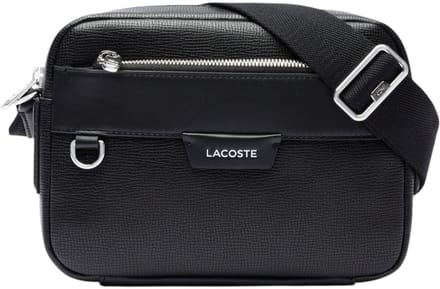 LACOSTE schoudertas Reporter Bag Noir zwart