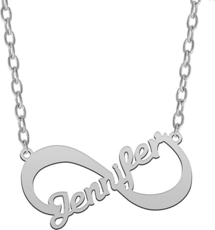 Taboo Sieraden Zilveren Infinity Naamketting - Hanger