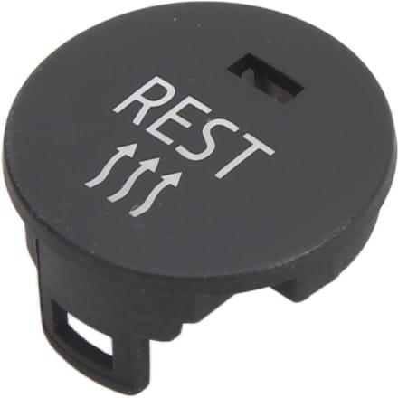 Couvercle de bouton de contrôle REST de la climatisation Icône transparente Remplacement en ABS pour Série 5 E60 E61 gray