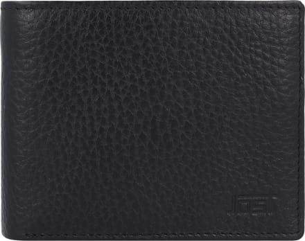 Jost Stockholm Portemonnee Leer 12 cm - Jongens - Horizontaal - schwarz