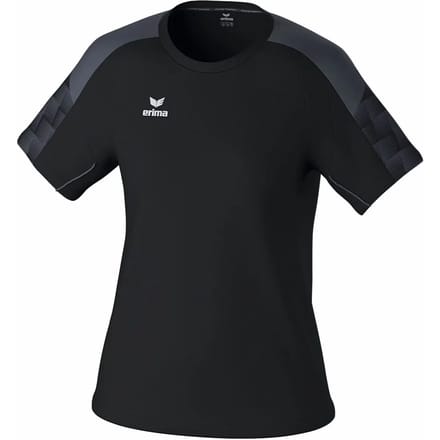 Erima Evo Star T-Shirt Dames - Zwart / Grijs | Maat: 36