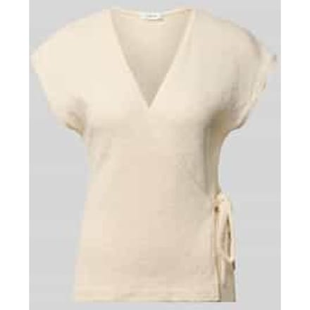 relaxed fit gebreid shirt van katoenmix