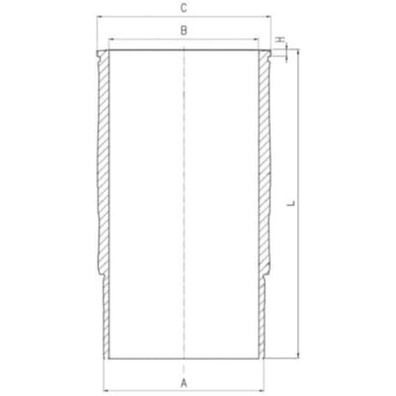 Voering, cilinderkop MAHLE 061 LW 00119 001