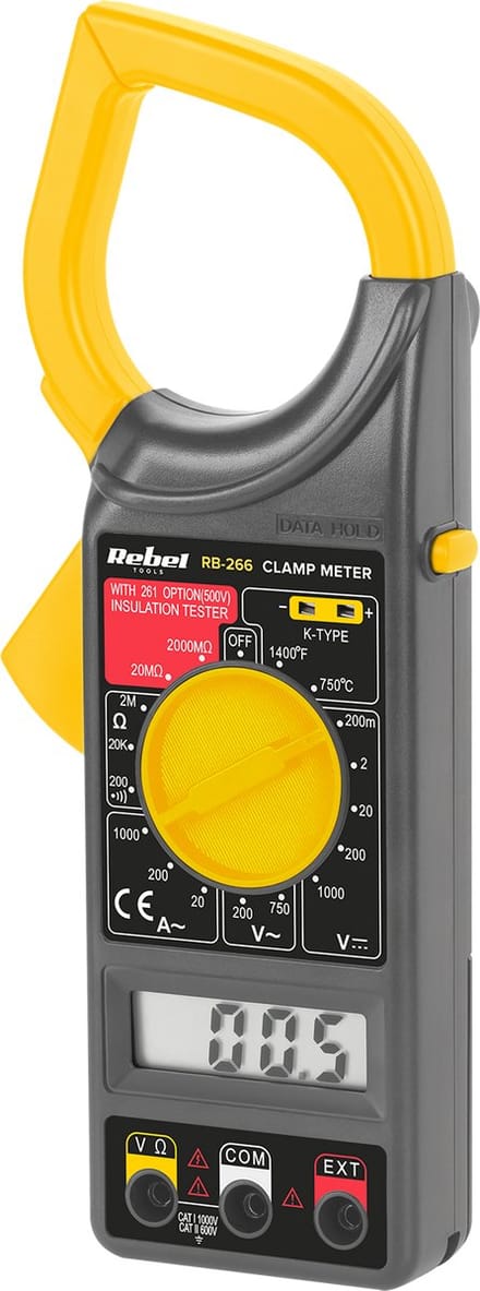 Rebel RB-266 - Stroomtangmeter - Nauwkeurig - Multifunctioneel