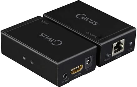 Cavus HDMI + IR verlenger over 1 netwerkkabel - 60 meter (Full HD)