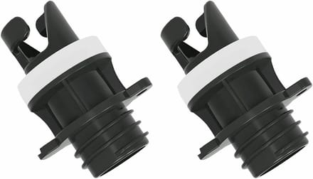 Opblaas Pomp Adapter - Ventiel Connector - Watersport Uitrusting - Snelkoppeling Ontwerp - 5.3cm x 2.3cm - Zwart