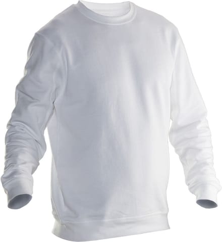 Jobman 5120 Roundneck Sweatshirt 65512010 - Wit - XXL