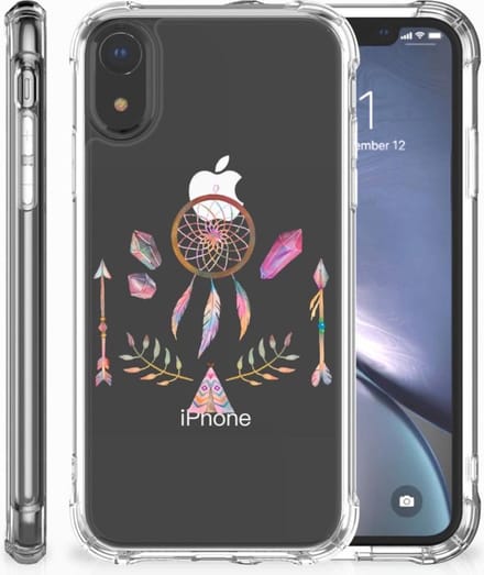 Apple iPhone Xr Stevig Bumper Hoesje Boho Dreamcatcher