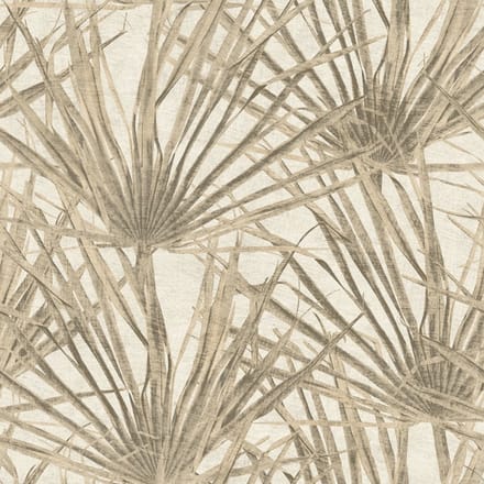 Decoprint Herbarium Behang met palmbladeren - HE27260   5415058080648   Behang