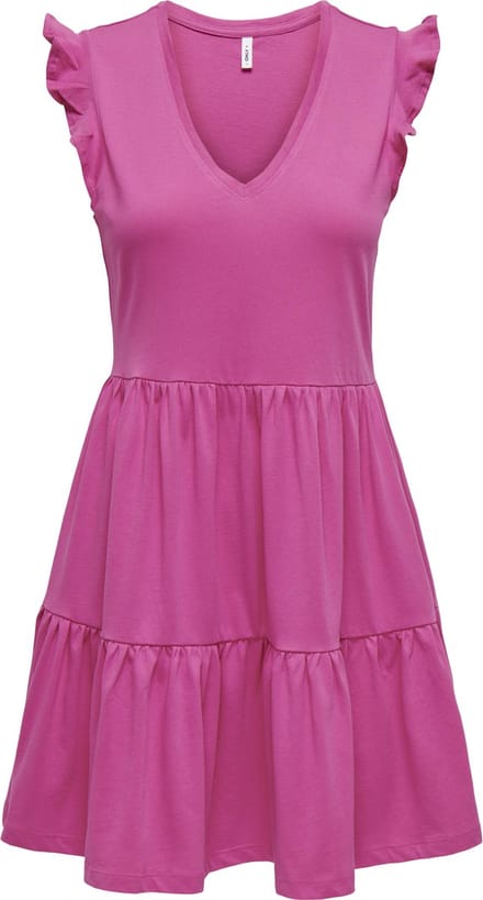 ONLY - ONLMAY CAP SLEEV FRIL DRESS JRS NOOS - Dames - Mini jurken