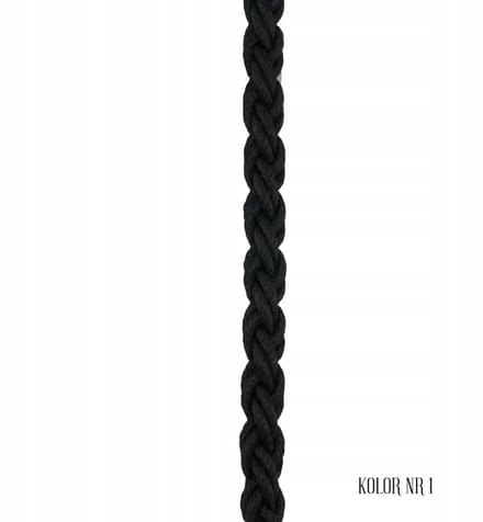 Bosman Zwart Polypropyleen Touw Gevlochten 14 mm