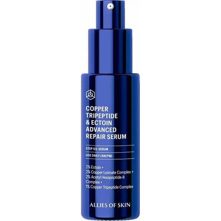 ALLIES OF SKIN Copper Tripeptide & Ectoin Geavanceerd Herstellend Serum 30