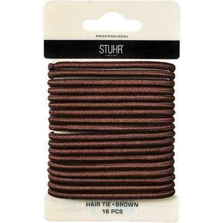 Stuhr Hair Tie Brown 18 st