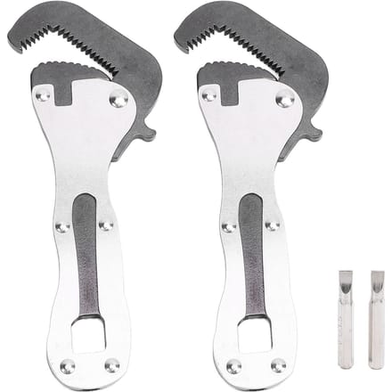 Micro Moersleutel Metaal Ergonomisch Draagbaar Multifunctioneel Micro Zelfinstellende Moersleutel voor Krappe Ruimte white