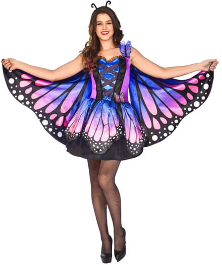 Mystical Vlinder Dames Met Vleugels - Maat L