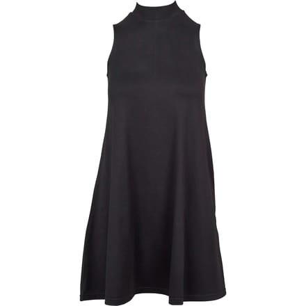 Urban Classics A-Line Turtleneck Dames Mini-jurk - zwart - 4XL